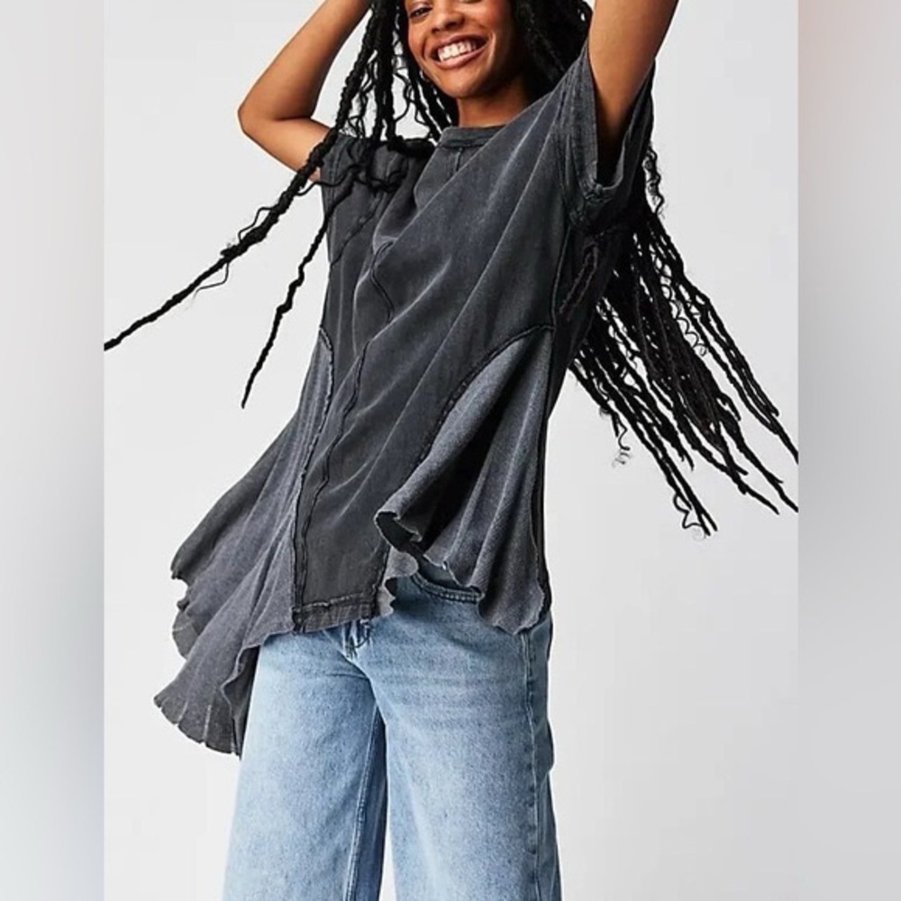 Free people my side tee oversized fit